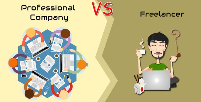 Professional company vs. Freelancer